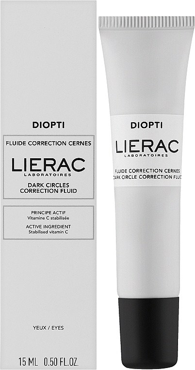 Fluid korygujący cienie pod oczami - Lierac Diopti Dark Circle Correction Fluid — Zdjęcie N2