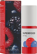 Olejek do ust z ekstraktem z jagód - Missha Super Food Lip Oil Berry — Zdjęcie N2