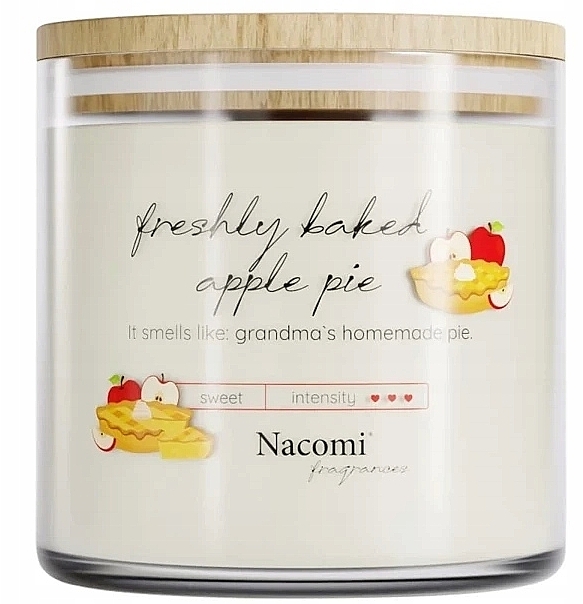 Zapachowa świeca sojowa Freshly Backed Apple Pie - Nacomi Fragrances — Zdjęcie N1