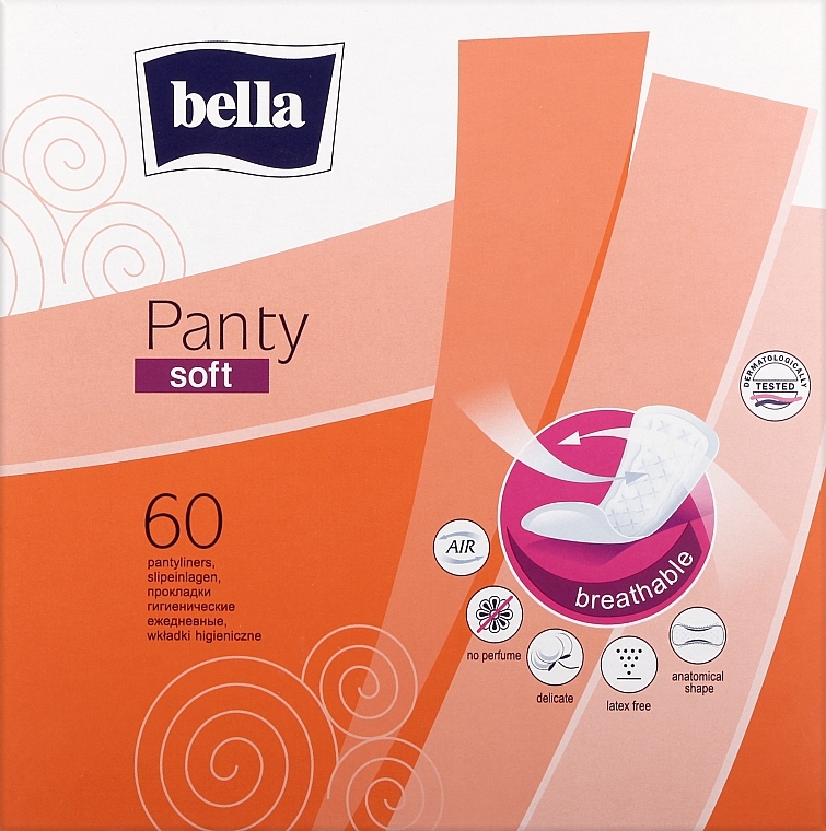 Podpaski Panty soft, 60 szt. - Bella — Zdjęcie N1