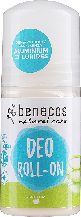Dezodorant w kulce Aloe vera - Benecos Natural Care Aloe Vera Deo Roll-On — Zdjęcie N1