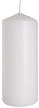 Świeca cylindryczna 60x150 mm, biała - Bispol — Zdjęcie N1
