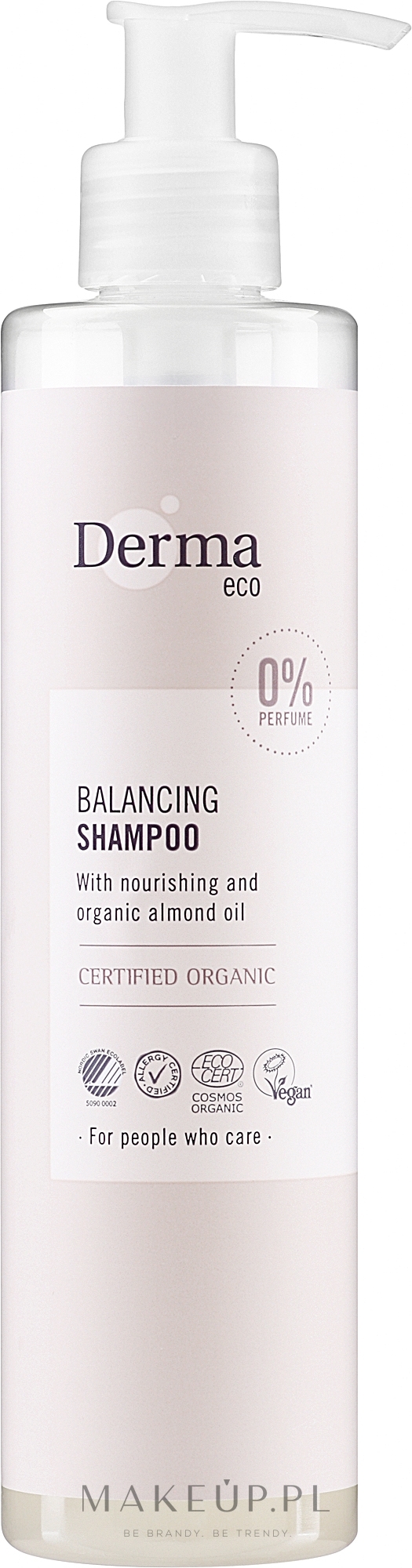 Naturalny szampon do włosów - Derma Eco Woman Balancing Shampoo — Zdjęcie 250 ml