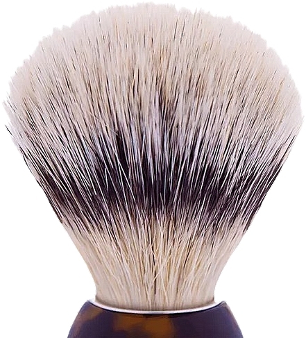 Pędzel do golenia, ecaille - Plisson Original Shaving Brush "High Mountain White" Fibre — Zdjęcie N2