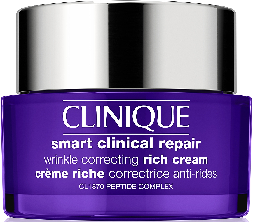 Przeciwstarzeniowy bogaty inteligentny krem do twarzy - Clinique Smart Clinical Repair Wrinkle Correcting Rich Cream  — Zdjęcie N1