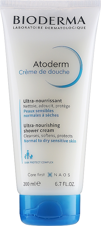 Kremowy żel do mycia twarzy i ciała - Bioderma Atoderm Ultra-Nourishing Shower Cream