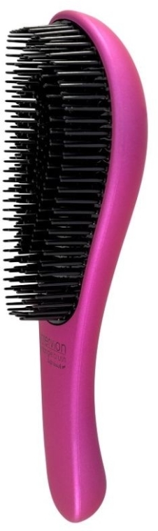 Szczotka do włosów, 498860, różowa - Inter-Vion Untangle Soft Touch