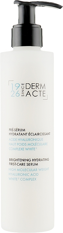 PRZECENA! Nawilżające serum do ciała z efektem rozświetlającym - Academie White Derm Acte Pre Serum Hydratant Eclaircissant * — Zdjęcie N1