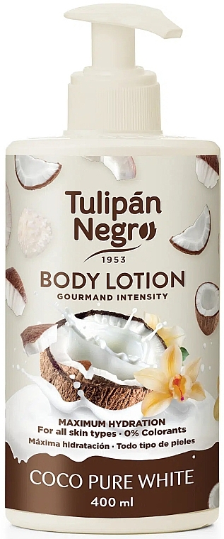 Lotion do ciała - Tulipan Negro Coco Pure White Body Lotion — Zdjęcie N1