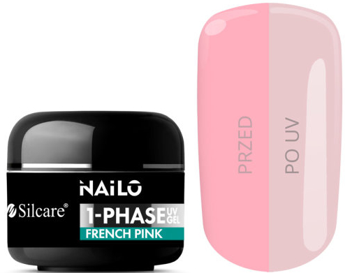 Żel do paznokci - Silcare Nailo 1-Phase Gel UV French Pink  — Zdjęcie N1