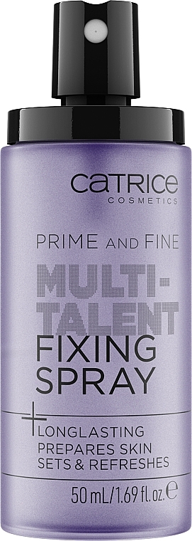 Utrwalacz w sprayu do makijażu - Catrice Prime And Fine Multitalent Fixing Spray — Zdjęcie N2
