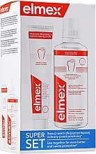 Kup PRZECENA!  Zestaw - Elmex Mouthwash Carriers Protection (water 400 ml + toothpaste 75 ml) *