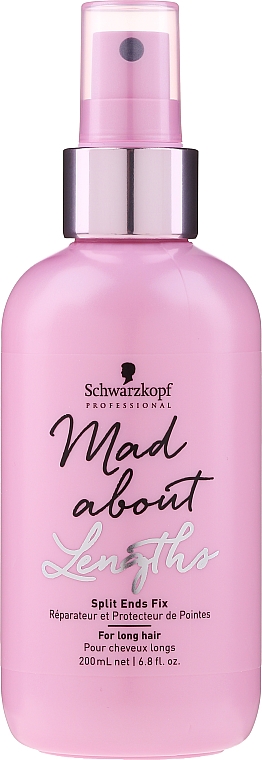 Spray do suchych i rozdwojonych końcówek długich włosów - Schwarzkopf Professional Mad About Lengths Split Ends Fix — Zdjęcie N1