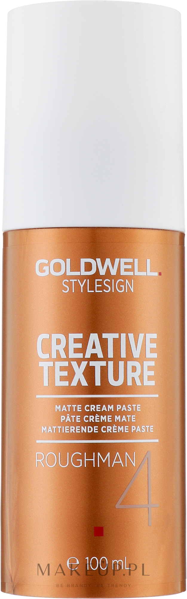 Matująca kremowa pasta do włosów - Goldwell Style Sign Creative Texture Roughman Matte Cream Paste — Zdjęcie 100 ml