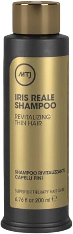 Rewitalizujący szampon do włosów cienkich - MTJ Cosmetics Superior Therapy Reale Iris Shampoo