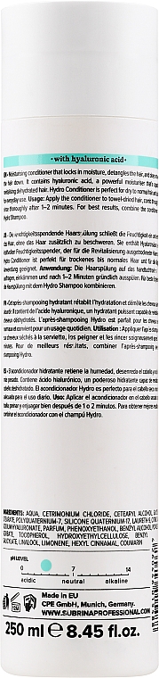 Odżywka do włosów suchych - Subrina Professional Care Hydro Conditioner — Zdjęcie N2