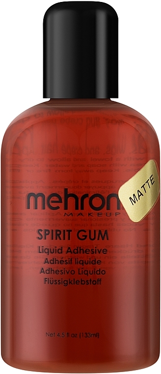 Sandaric matowy klej - Mehron Spirit Gum Matte — Zdjęcie N1