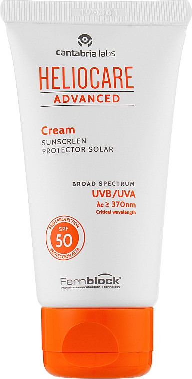 Przeciwsłoneczny krem do twarzy SPF 50 - Cantabria Labs Heliocare Advanced Cream SPF 50