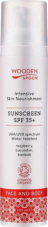 Przeciwsłoneczny krem odżywczy do twarzy i ciała SPF 35+ - Wooden Spoon Sunscreen — Zdjęcie N3