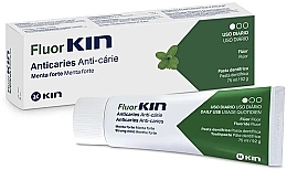 Kup Pasta do zębów zapobiegająca próchnicy - Kin Fluorkin Anticaries Toothpaste Strong Mint