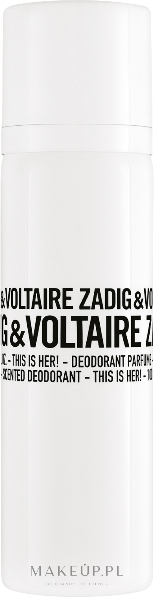 Zadig & Voltaire This Is Her - Perfumowany dezodorant z atomizerem — Zdjęcie 100 ml