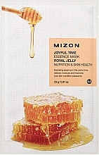 PREZENT! Odżywcza maska na tkaninie z mleczkiem pszczelim - Mizon Joyful Time Essence Mask Royal Jelly — Zdjęcie N1