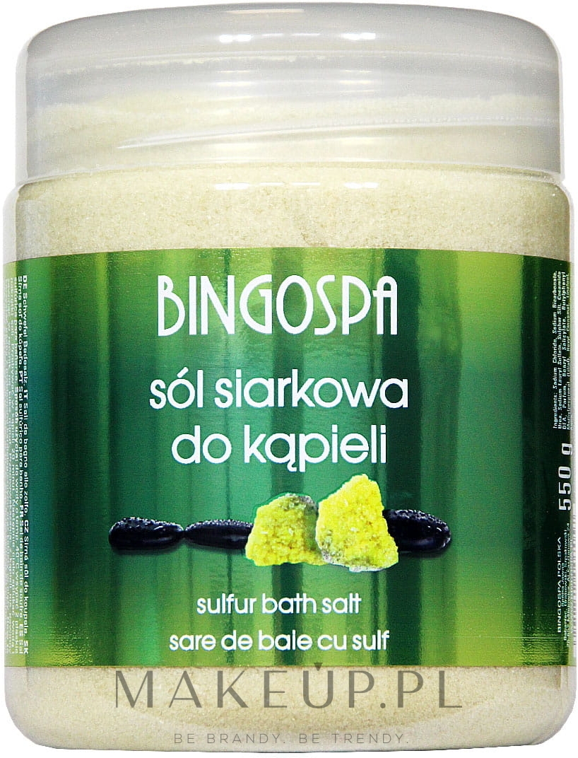 Sól siarkowa - BingoSpa Sulphur Bath Salt — Zdjęcie 550 g