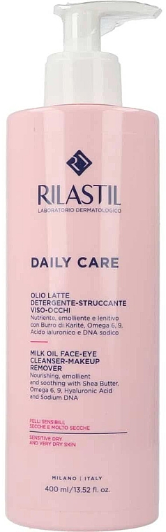 Mleczko oczyszczające do normalnej, wrażliwej i delikatnej skóry twarzy - Rilastil Daily Care Olio Latte — Zdjęcie N3
