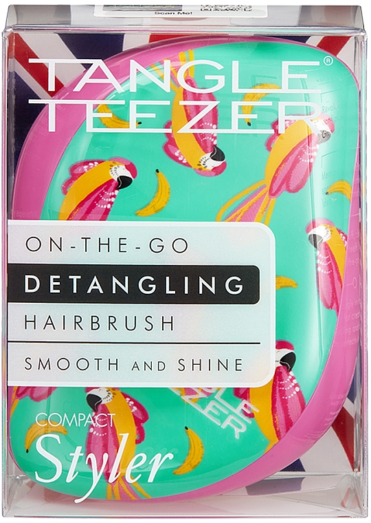 Kompaktowa szczotka do włosów - Tangle Teezer Compact Styler Paradise Bird Hairbrush — Zdjęcie N5