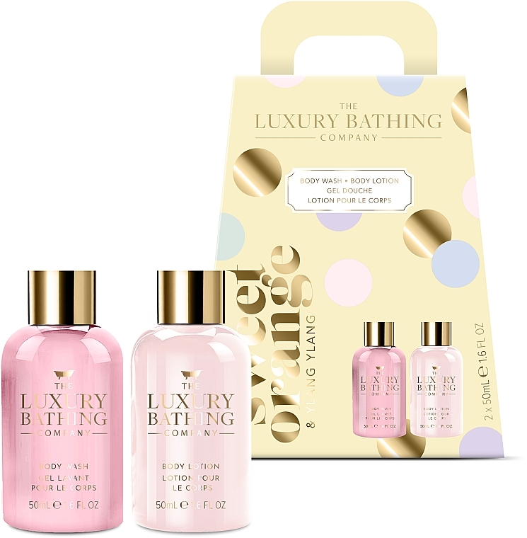 Zestaw - Grace Cole The Luxury Bathing Delightful Duo Set (sh/gel/50ml + b/lot/50ml) — Zdjęcie N1