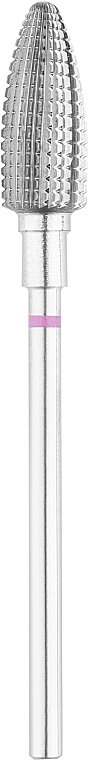 Frez z węglika spiekanego, kukurydziany, L-14 mm, 6 mm, fioletowy - Head The Beauty Tools HBC-275R.VL.060 — Zdjęcie N1