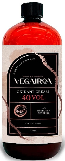 Krem utleniający do włosów 40 vol 12% - Vegairoa Oxidant Cream — Zdjęcie N1