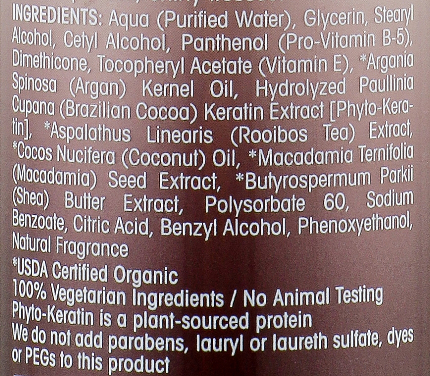 Odżywka do włosów - Giovanni 2chic Ultra Sleek Leave In Conditioning Styling Elixir Brazilian Keratin Argan Oil — Zdjęcie N3