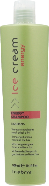 Energizujący szampon do włosów słabych i cienkich - Inebrya Ice Cream Energy Shampoo — Zdjęcie N3