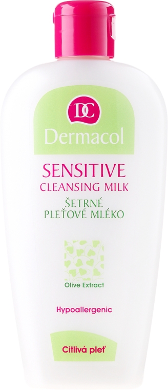 Delikatne mleczko oczyszczające do demakijażu cery wrażliwej - Dermacol Sensitive Cleasing Milk — Zdjęcie N1
