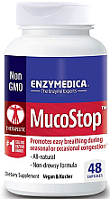 Suplement diety Enzymy ułatwiające oddychanie - Enzymedica MucoStop — Zdjęcie N1