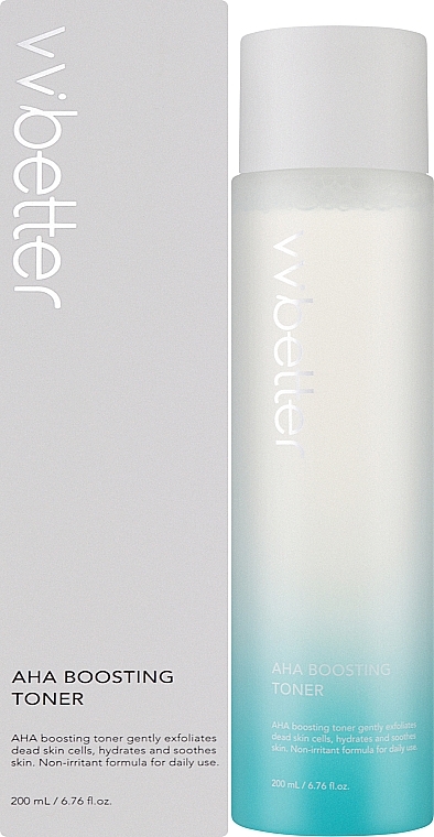 Tonik złuszczający z kwasami AHA - Vvbetter AHA Boosting Toner — Zdjęcie N2