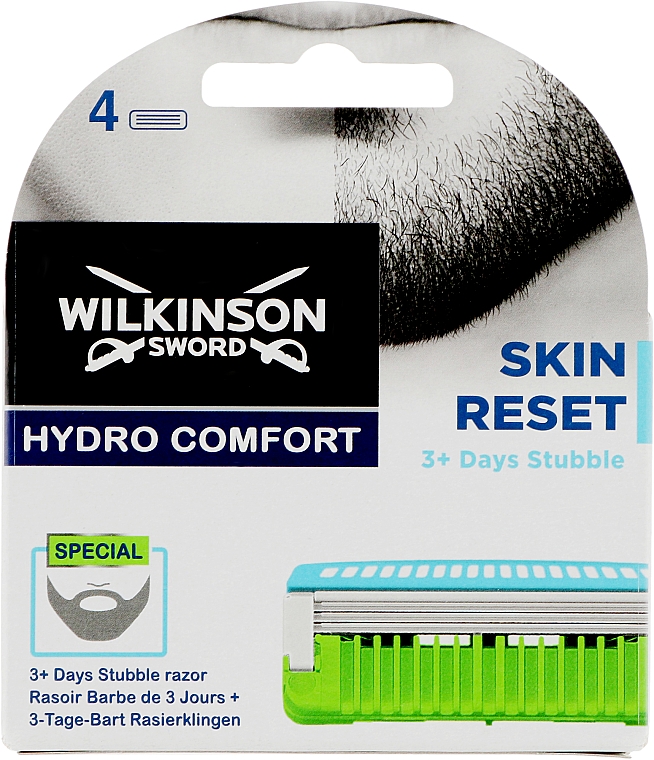 Zestaw wymiennych ostrzy, 4 szt. - Wilkinson Sword Hydro Comfort Skin Reset — Zdjęcie N1