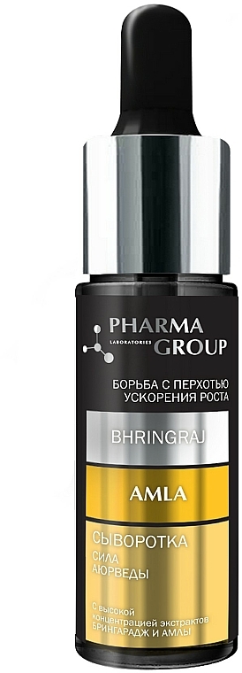 Ajurwedyjskie serum do włosów Bringaraj i amla - Pharma Group Laboratories