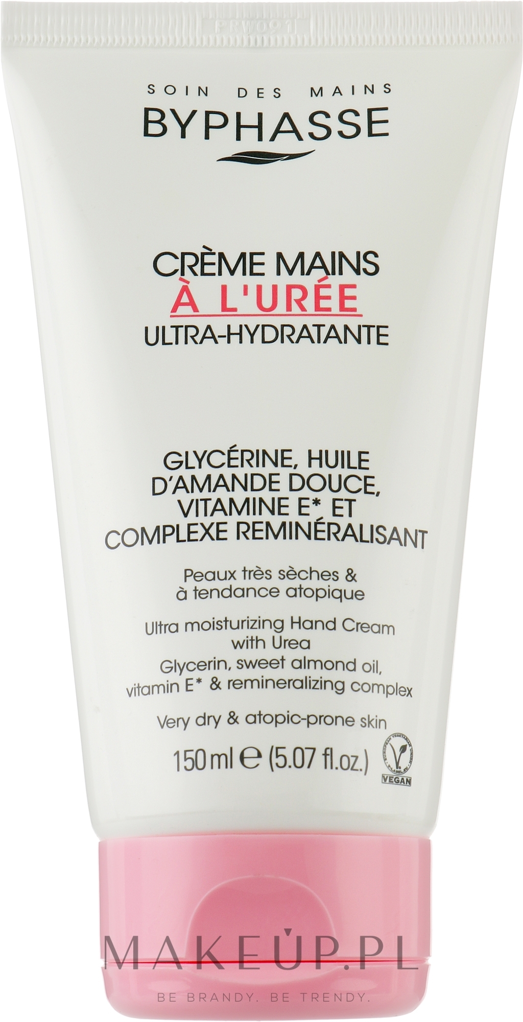 Ultra-nawilżający krem do rąk - Byphasse A L´Uree Ultra-Hydrating Hand Cream — Zdjęcie 150 ml