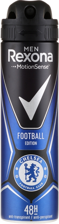 Antyperspirant w sprayu dla mężczyzn - Rexona Men MotionSense Football Edition Chelsea Spray — фото N1