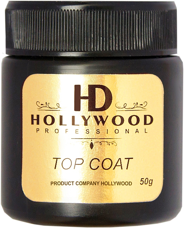 Uniwersalny Top do paznokci - HD Hollywood Top Coat — Zdjęcie N3