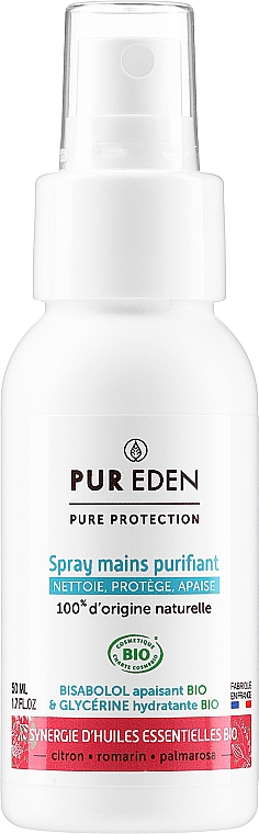 Ochronny spray do rąk - Pure Eden Pure Protection  — Zdjęcie N1