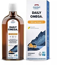 Suplement diety Omega 3, 1600 mg, o smaku cytrynowym - Osavi Daily Omega — Zdjęcie N1