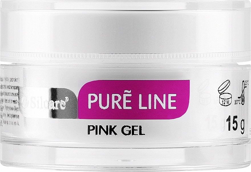 Żel do paznokci - Silcare Pure Line Pink Gel — Zdjęcie N1