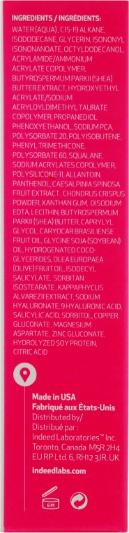 Nawilżający lotion do twarzy - Indeed Laboratories Hydraluron Intense Moisture Lotion Hyaluronic Acid — фото N3