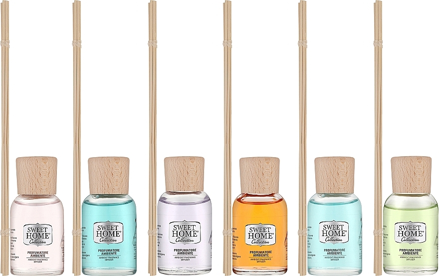 Zestaw - Sweet Home Collection Home Fragrance Set (6 x diffuser/30ml) — Zdjęcie N2