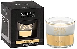 Kup Świeca zapachowa Mineral Gold - Millefiori Milano Natural Mineral Gold Scented Candle 