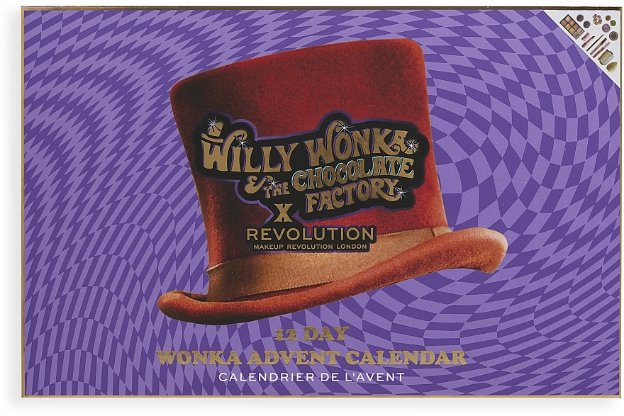 Kalendarz adwentowy - Makeup Revolution Wonka Advent Calendar — Zdjęcie N5