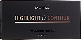 Paleta do konturowania twarzy - Moira Highlight & Contour Palette — Zdjęcie N3